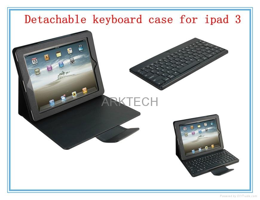  iPad leather case with Bluetooth Keyboard