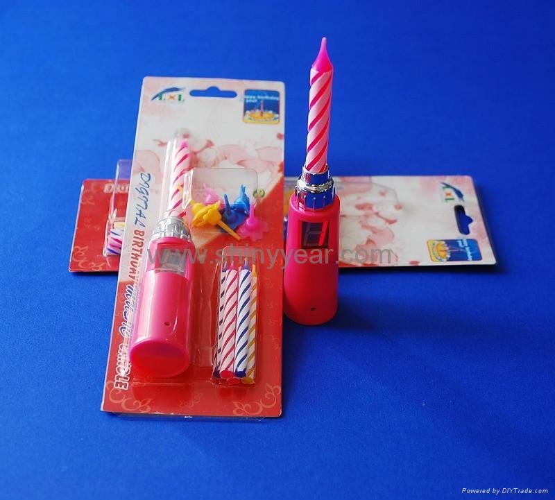 birthday  candle with  counting