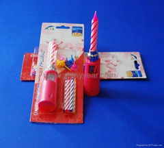 birthday  candle with  counting