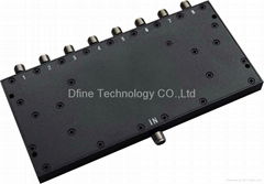 Eight way power divider