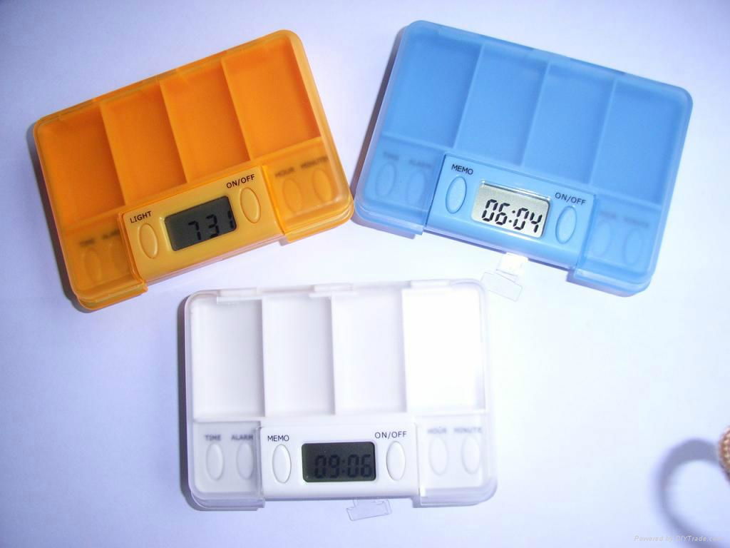 travel pill case, electronic pill case, electronic pill box