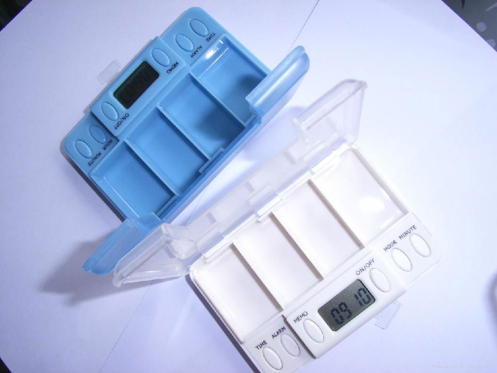 travel pill case, electronic pill case, electronic pill box 2