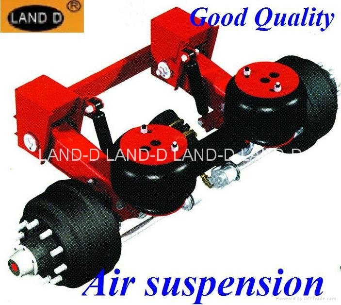 Trailer air bag suspension