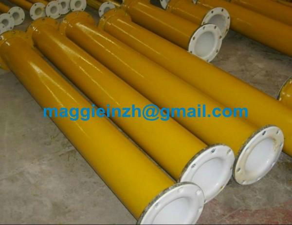 plastic lined pipe to carry corrosive liquid & gas etc.  2