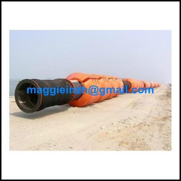 HDPE floating pipe with flange at both end 