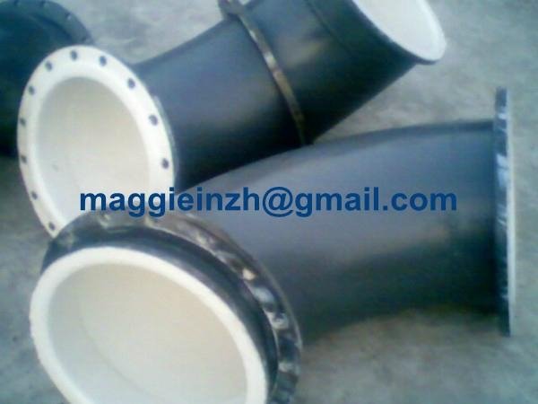 telfon stainless carbon steel ptfe plastic lined pipe lining  5