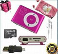  wholesale  Hello Kitty Clip MP3 Player For  4G TF Card pink Gift 3