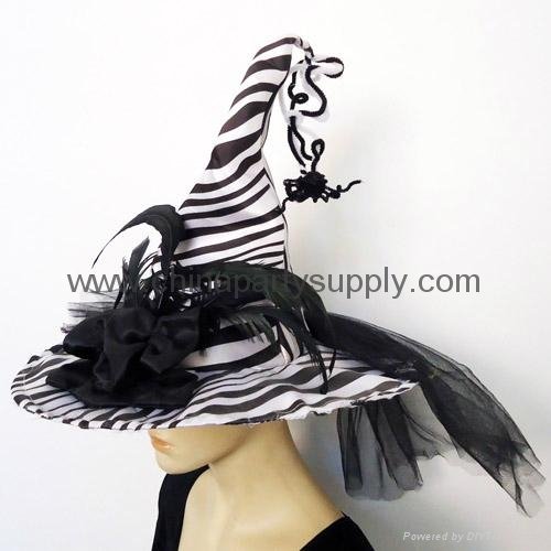 Zebra witch hat/halloween hat/party hat 1