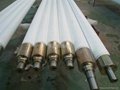 Fused silica rolls for horizontal glass tempering furnaces 2