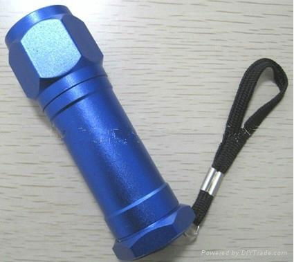 Aluminum 9LED Torch Flashlight 3