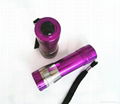 Hot sell Promotional Aluminum 9LED Torch Flasglight 4