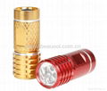 Portable Promotional gift aluminum 5LED flashlight 2