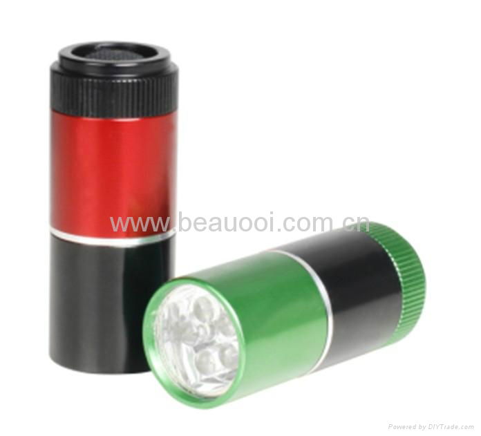 Portable Promotional gift aluminum 5LED flashlight 3