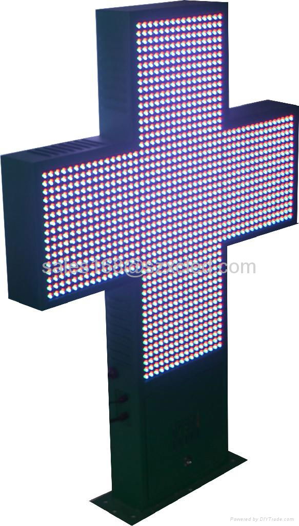 LED pharmacy cross 2