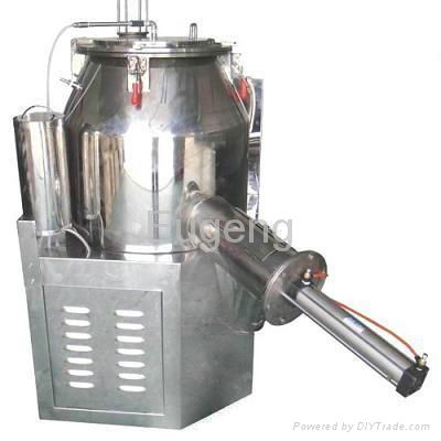 Powder material mixer