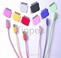 Tinpec 2-in-1 Colorful Data Adapter Micro USB-for iPhone/iPad/iPod or for Samsun