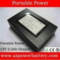 Portable power bank 12V 2.2Ah 18650 3S battery for battery backup