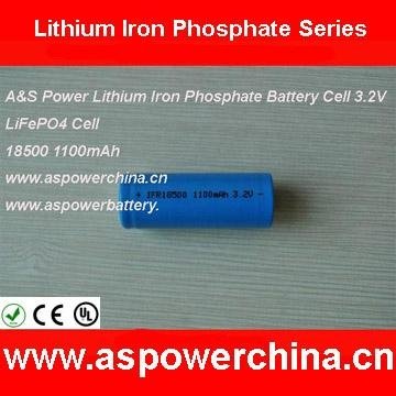 3.2V 1400mAh 18650 LiFePo4 battery cell for torch light 2