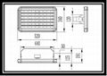 90W CE,ETL and PSE LED flood lights 2