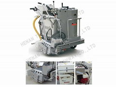 Self-propelled thermoplastic road marking machine