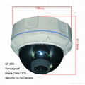 Color CCD Vandalproof Dome Day Indoor Security CCTV Camera 2