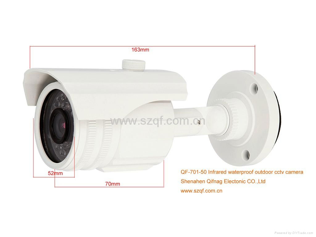 Color CCD IR Infrared Waterproof Security CCTV Camera 2