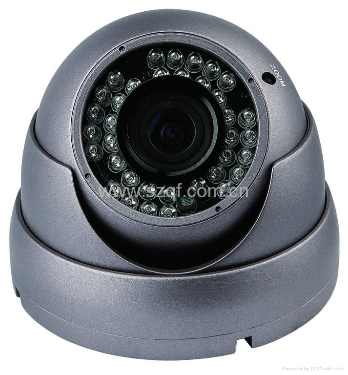 Color CCD Day and Night Varifocal Lens IR Dome Security CCTV Camera