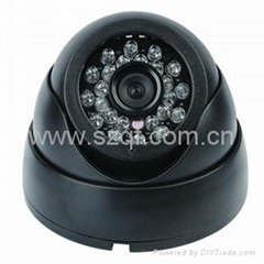 Hot Sale Color CCD IR Infrared Plastic Dome Indoor CCTV Camera