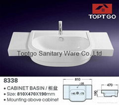 Marketable Ceramic Sink Bathroom Sink 8338A