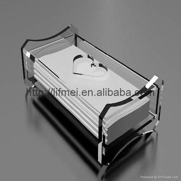 acrylic tissue holder