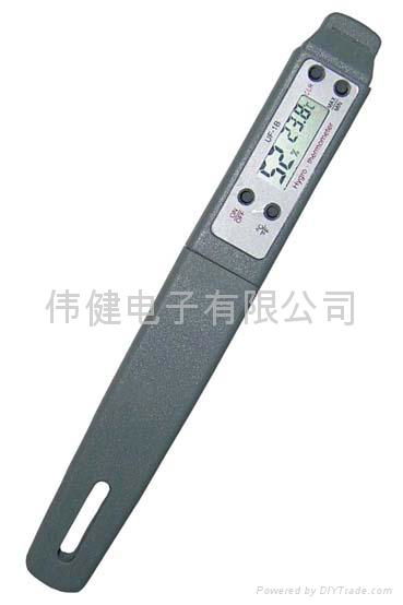 带线大屏幕电子温湿度钟THC-03A 5