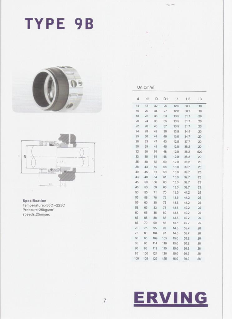 机械轴封-Type 9B