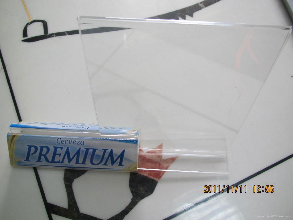 acrylic menu stand price holder 2