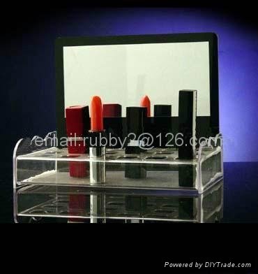 Acrylic Lipstick Stand Clear Cosmetic Organizer