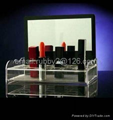 Acrylic Lipstick Stand Clear Cosmetic Organizer