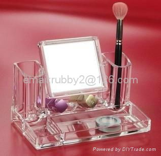 Acrylic Lipstick Stand Clear Cosmetic Organizer 2