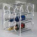 Transparent Acrylic Plastic Wine Holder Table Holder 4