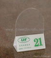 Acrylic recipe holder menu stand reserve sign 1