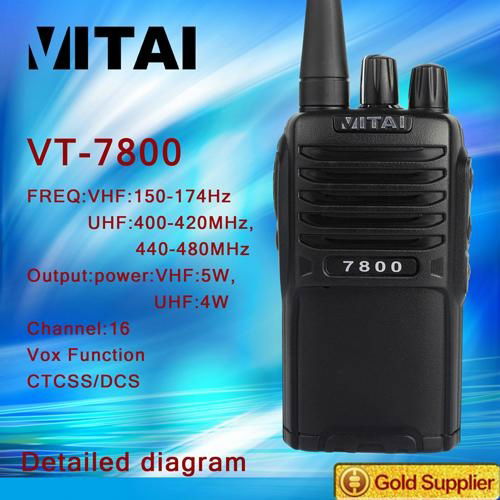 PC Programmable 2-way Radio Transceiver VT-7800