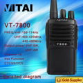 PC Programmable 2-way Radio Transceiver