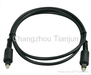 TJ1003 hot sales metal type digital audio optical fiber cable