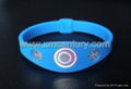 three hologram power balance silicone