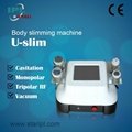 U-Shap Cavitation + Vacuum + RF Slimming Machine