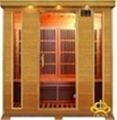 KZY Far Infrared Sauna Room for 4 Peroson in Hemlock 1