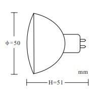 LED SPOTLIGHT SMD MR16 2W 2