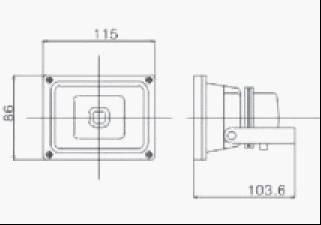 LED  COB FLOOD LIGHT 10W 2