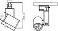 LED TRACKLING LIGHT  3W 2