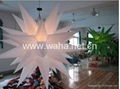 magic led design star/inflatable decoration/wedding decorations