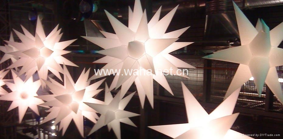 magic led design star/inflatable decoration/wedding decorations 3