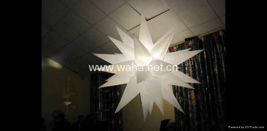 magic led design star/inflatable decoration/wedding decorations 5